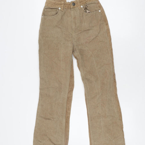 ASOS Women's Brown Corduroy Chino Trousers Size 4