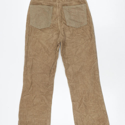 ASOS Women's Brown Corduroy Chino Trousers Size 4