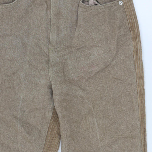 ASOS Women's Brown Corduroy Chino Trousers Size 4