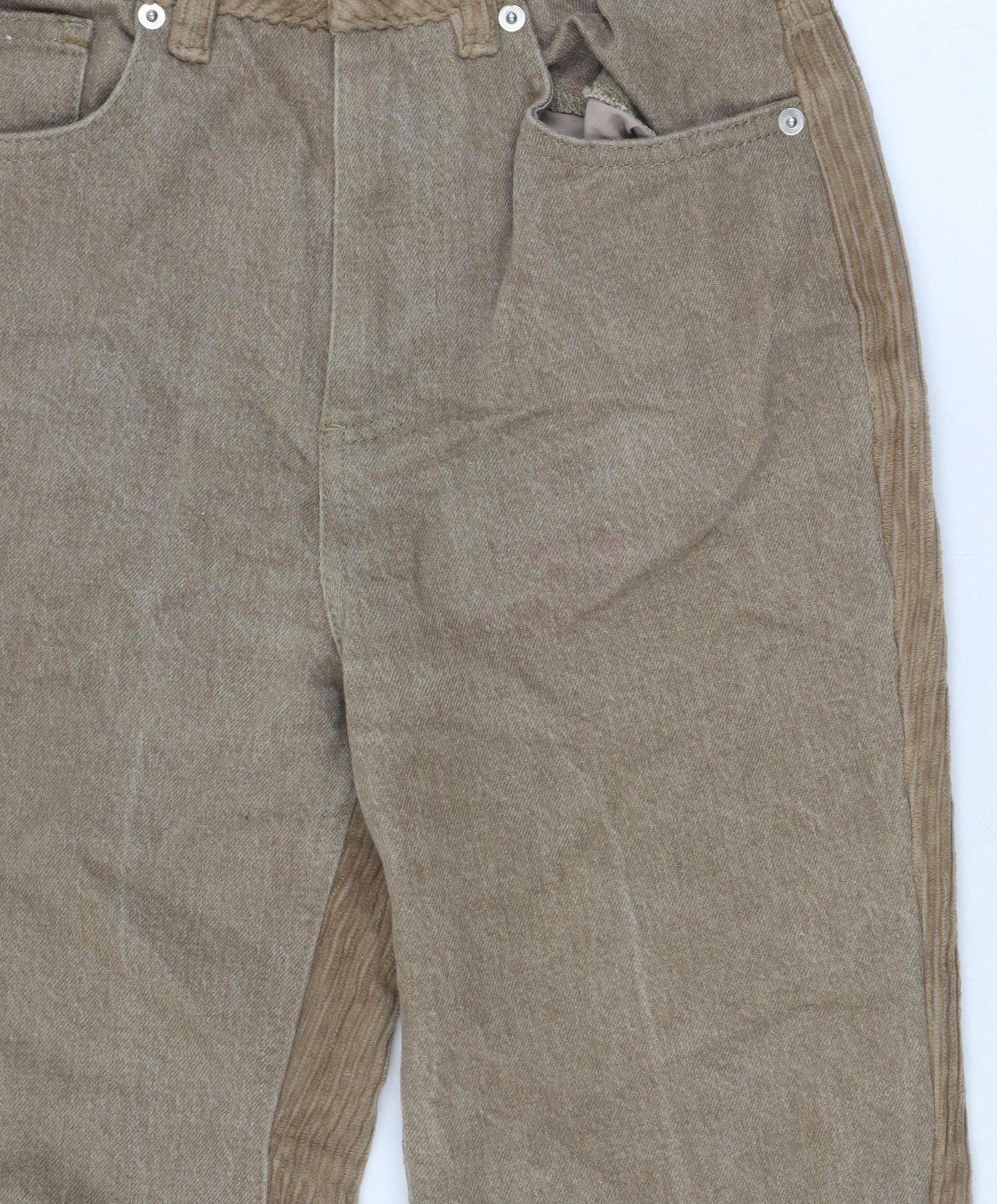 ASOS Women's Brown Corduroy Chino Trousers Size 4