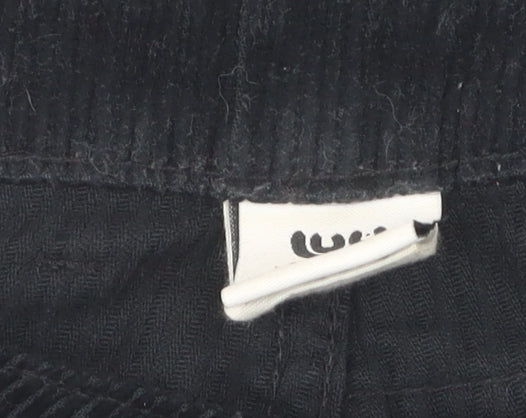 Lucy & Yak Unisex Black Corduroy Trousers Size 36
