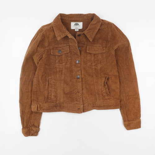 1 Sunset Lane Women's Brown Corduroy Jacket M