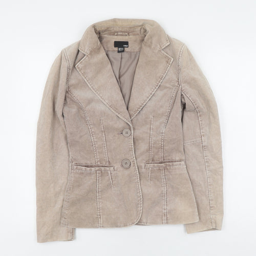 H&M Women’s Beige Corduroy Blazer, Size 6
