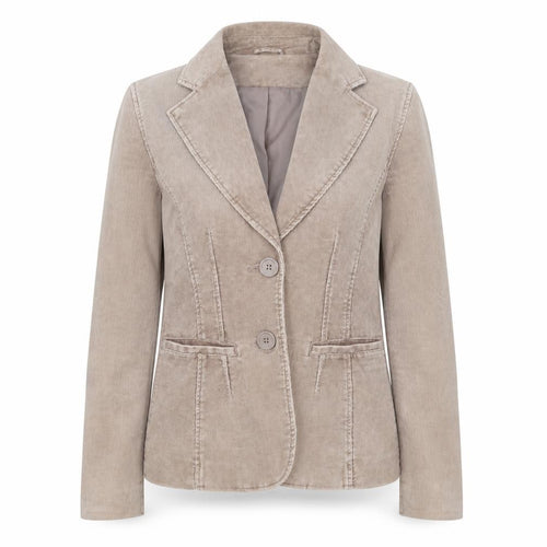 H&M Women’s Beige Corduroy Blazer, Size 6