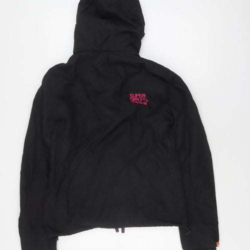 Superdry Women's Black Parka Jacket, L, Winter Casual