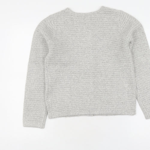 Marks and Spencer Women's Grey Long Sleeve Cardigan Size S