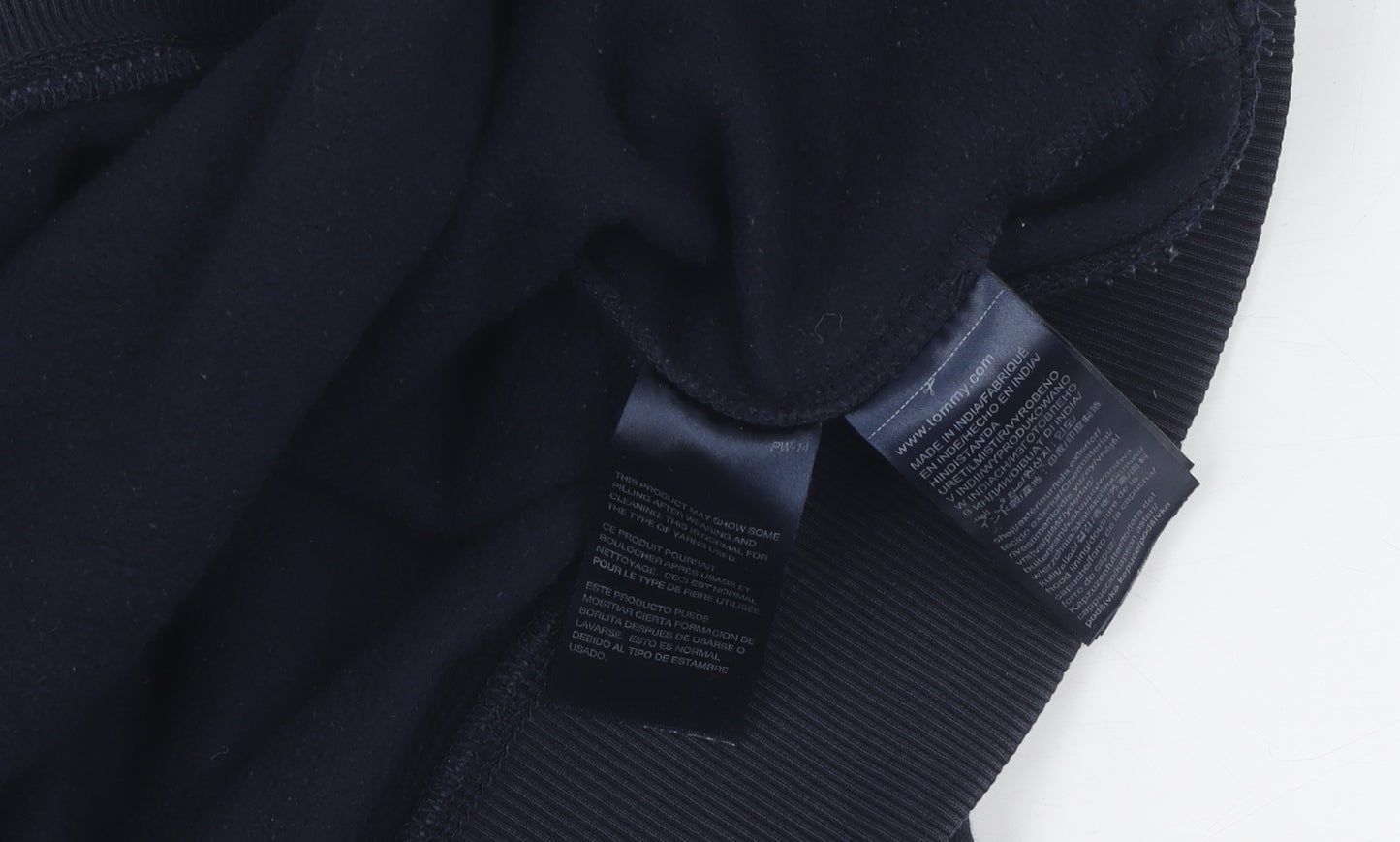 Tommy Hilfiger Men's Blue Hoodie XL Logo Pullover