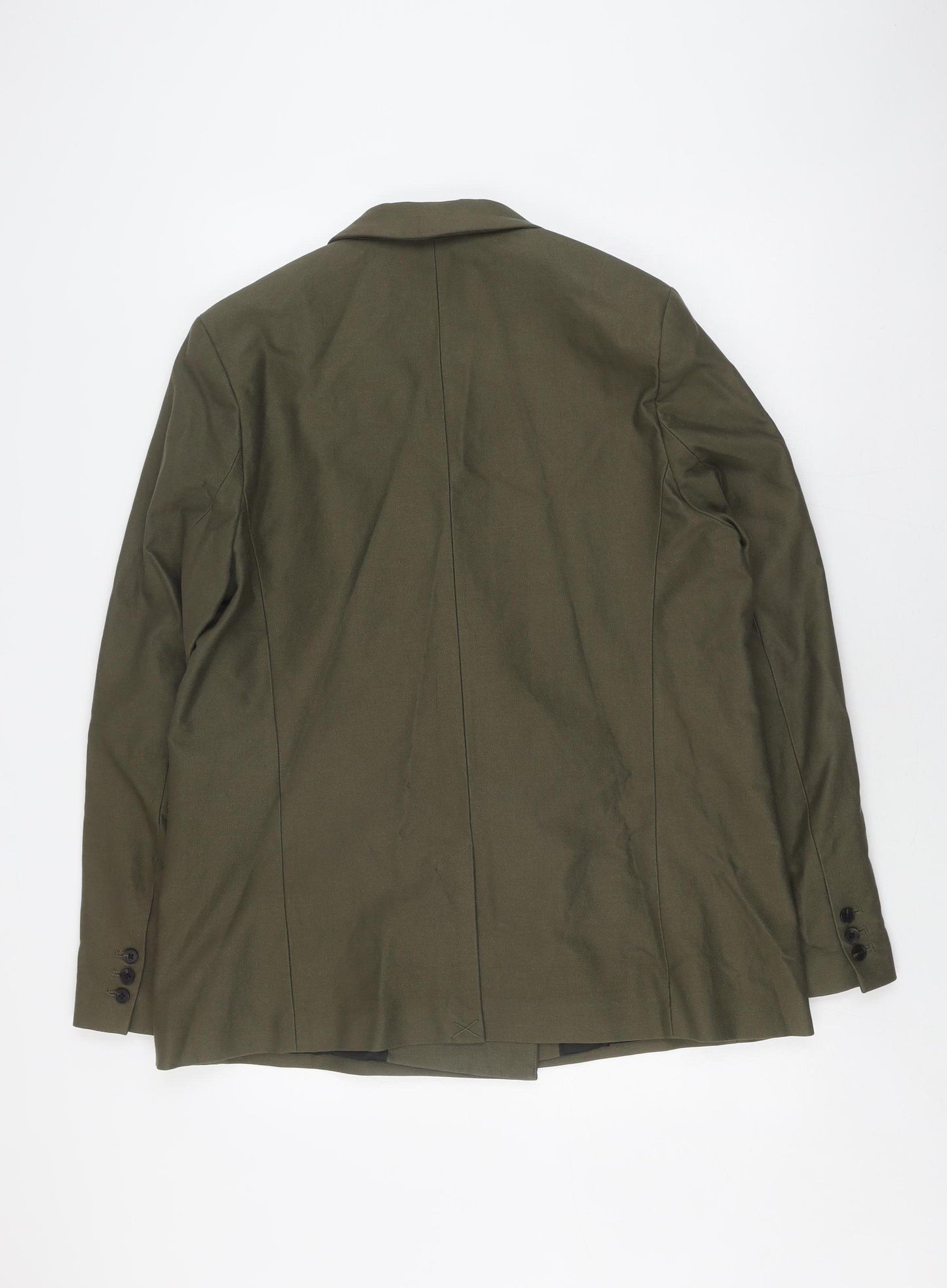 Hush Women's Green Double-Breasted Blazer Size 16