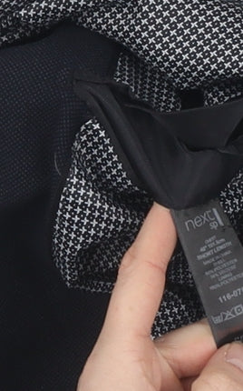 Next Men's Black Regular Fit Blazer Formal 40R