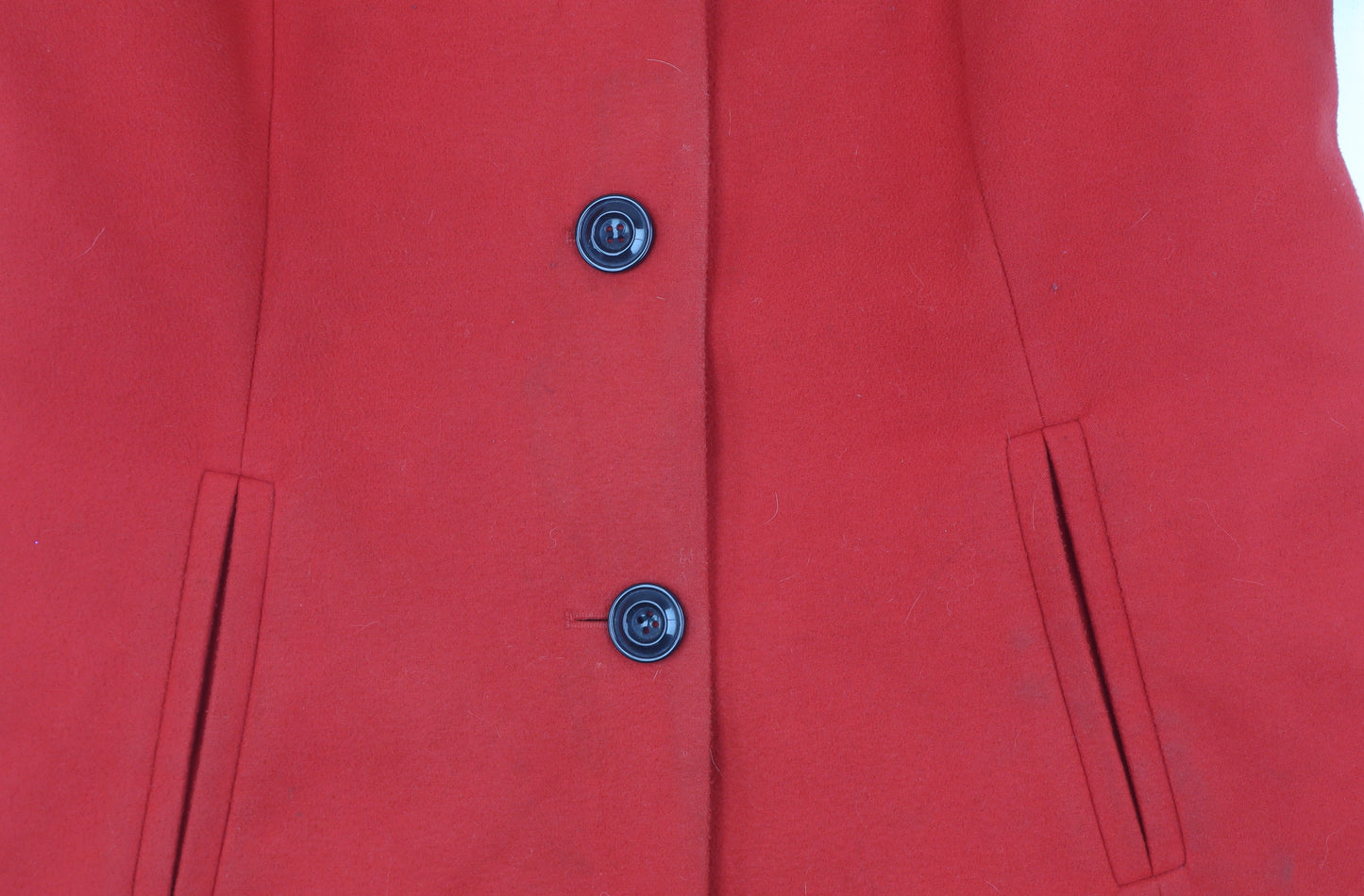 Marks and Spencer Women's Red Wool Overcoat Size 16