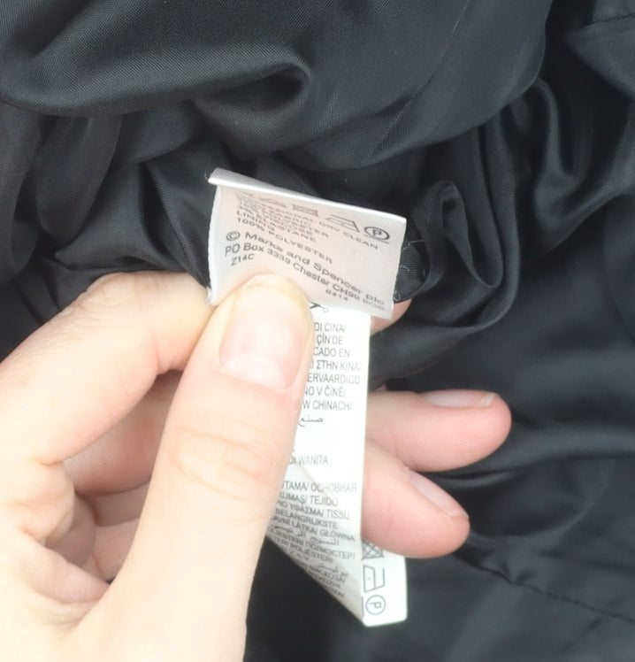 Marks and Spencer Women's Red Wool Overcoat Size 16