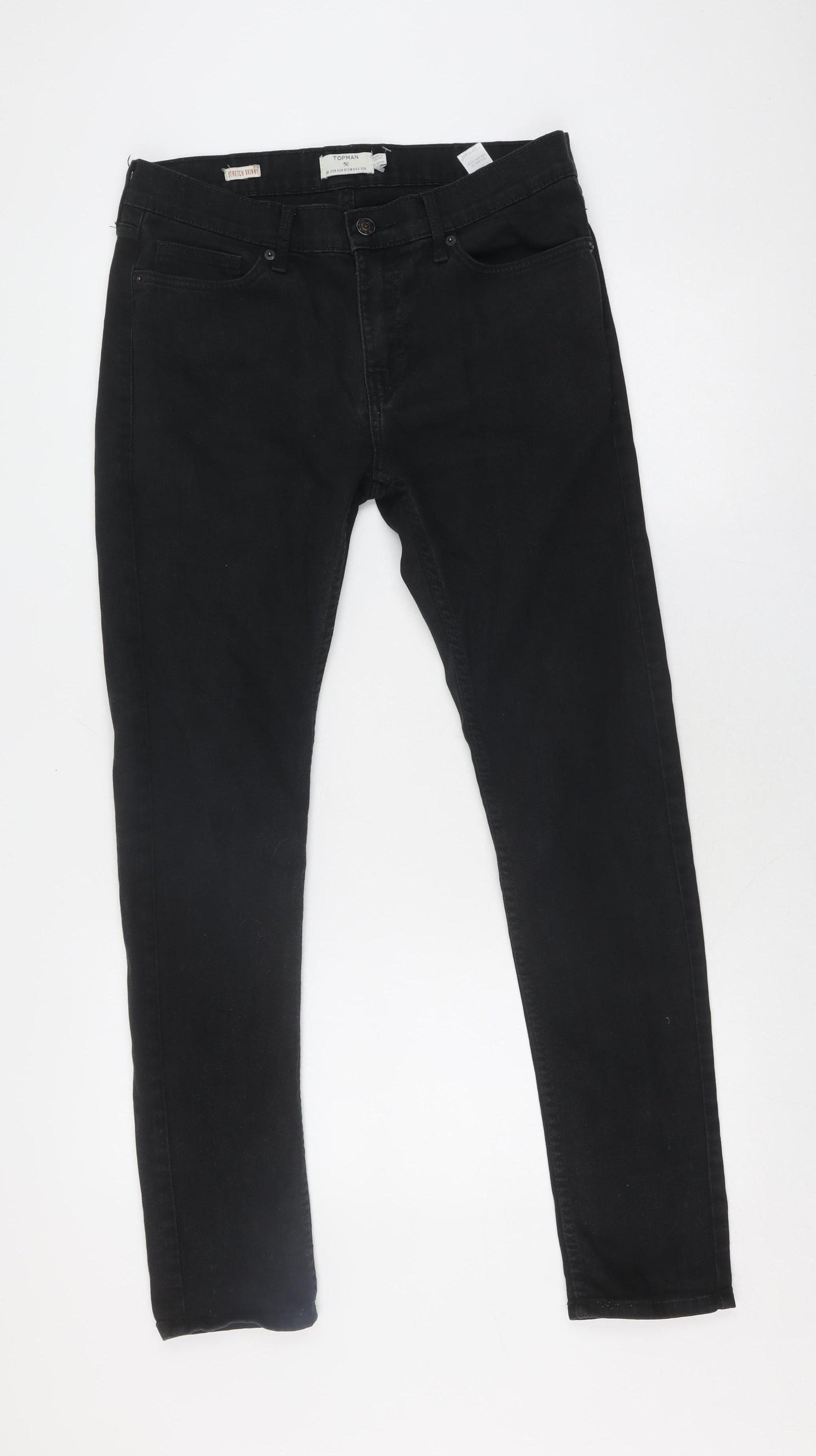 Topman Black Skinny Jeans for Unisex Adults