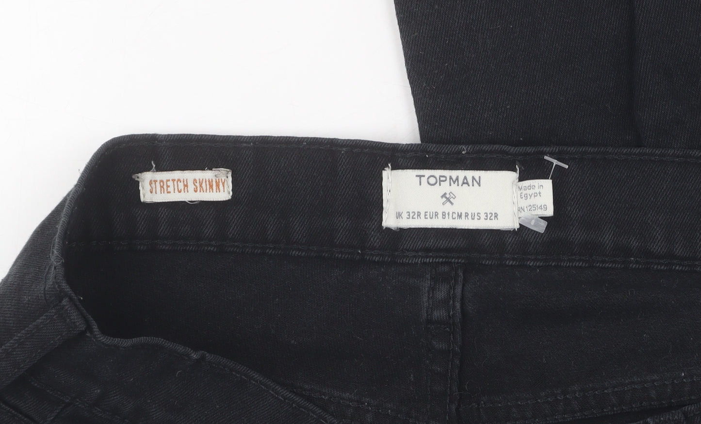 Topman Black Skinny Jeans for Unisex Adults