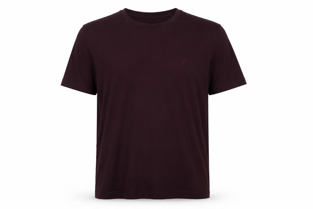 Van Heusen Men's Purple XL Cotton T-Shirt