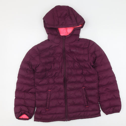 Mountain Warehouse Girls Purple Puffer Jacket 9-10 Years