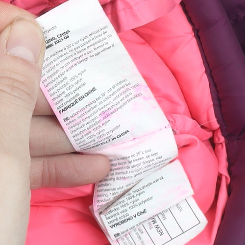 Mountain Warehouse Girls Purple Puffer Jacket 9-10 Years