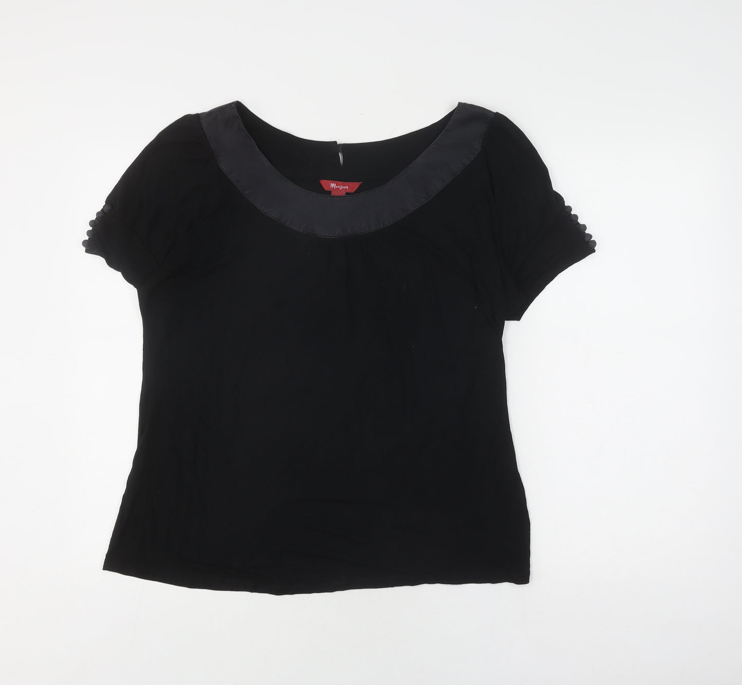 Monsoon Women's Black 18 Basic Blouse