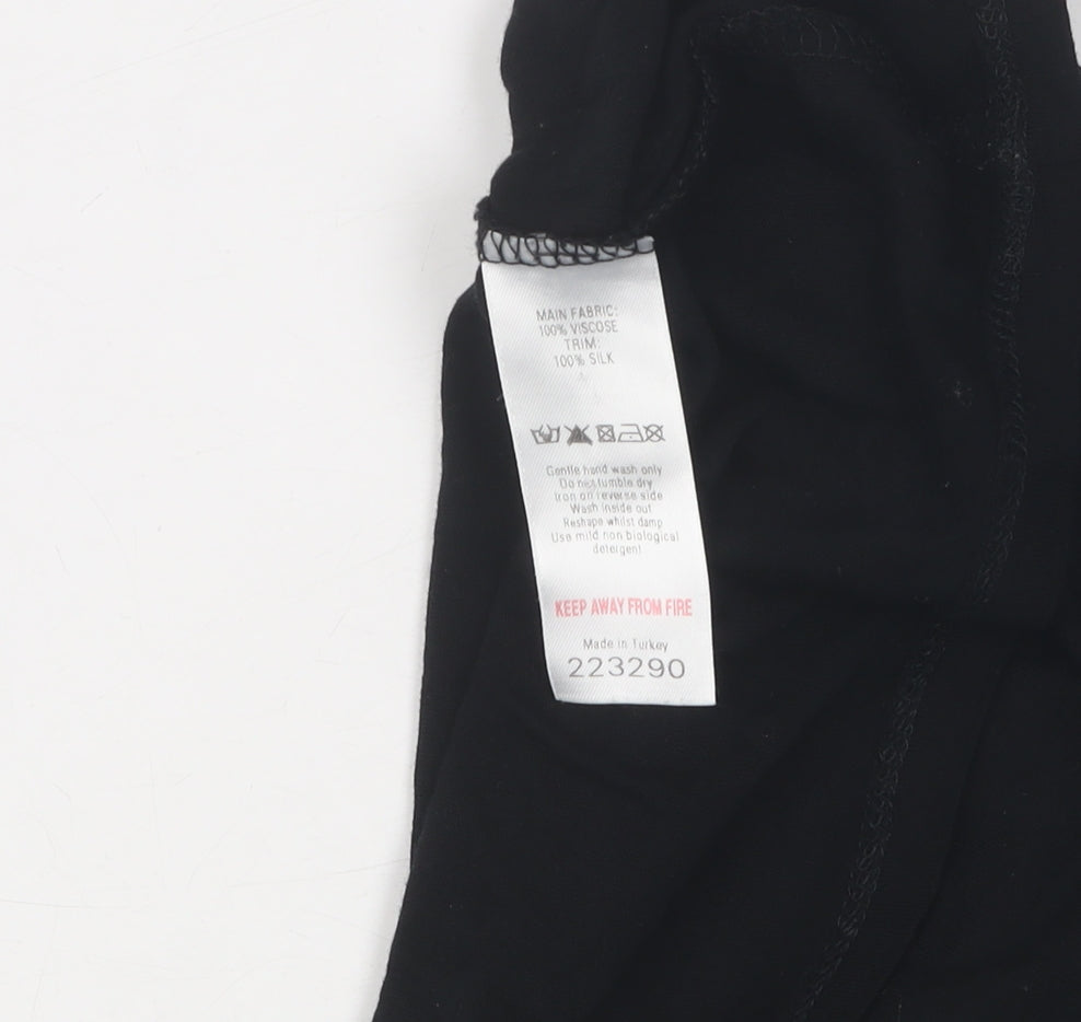 Monsoon Women's Black 18 Basic Blouse