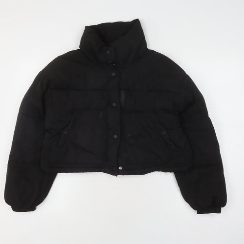 Pull & Bear Women's Black XS Puffer Jacket