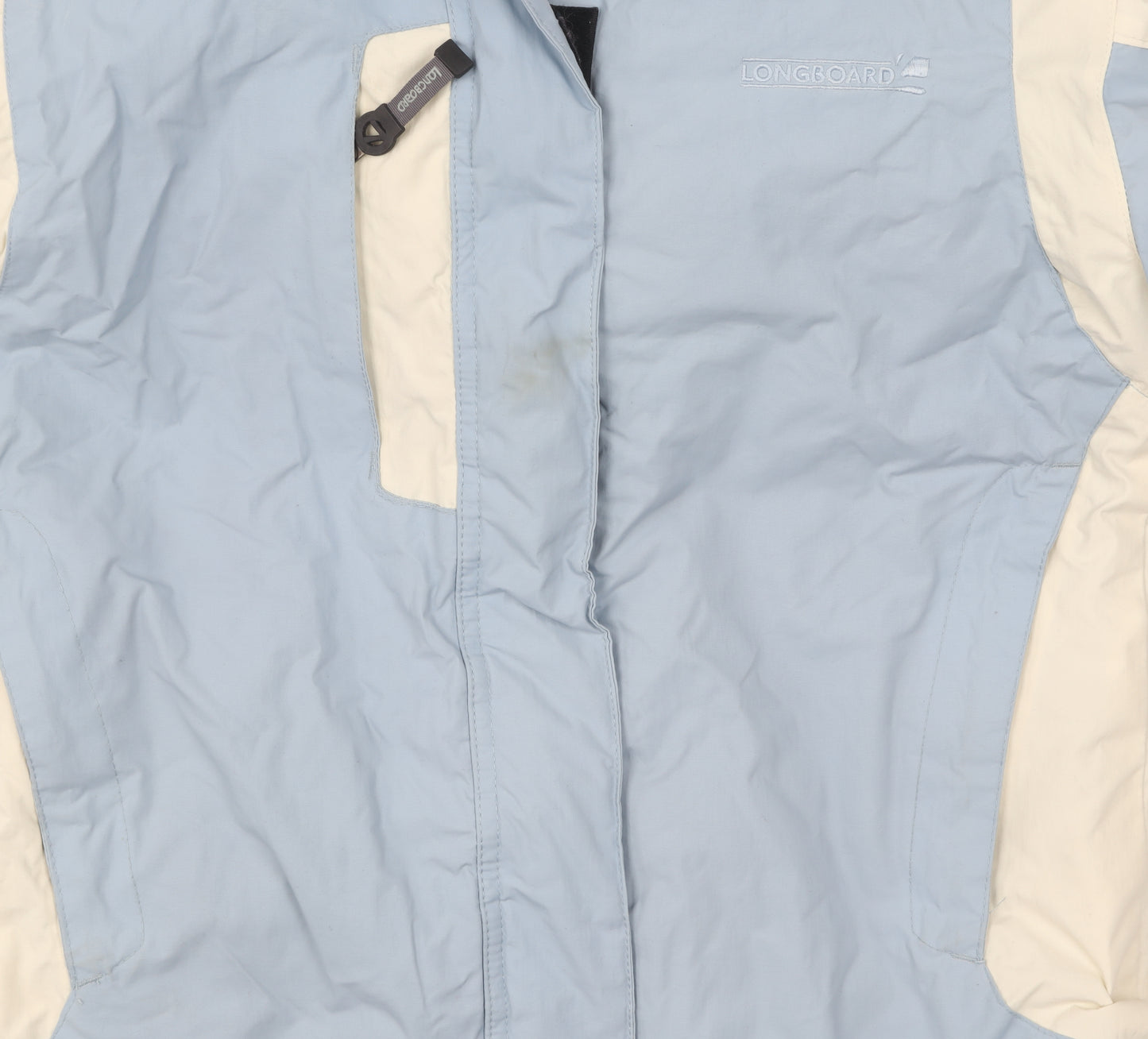 Longboard Women's Blue Ski Jacket with Hood, Size S