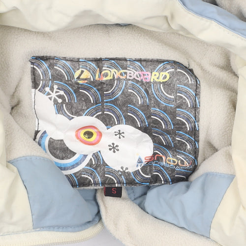 Longboard Women's Blue Ski Jacket with Hood, Size S