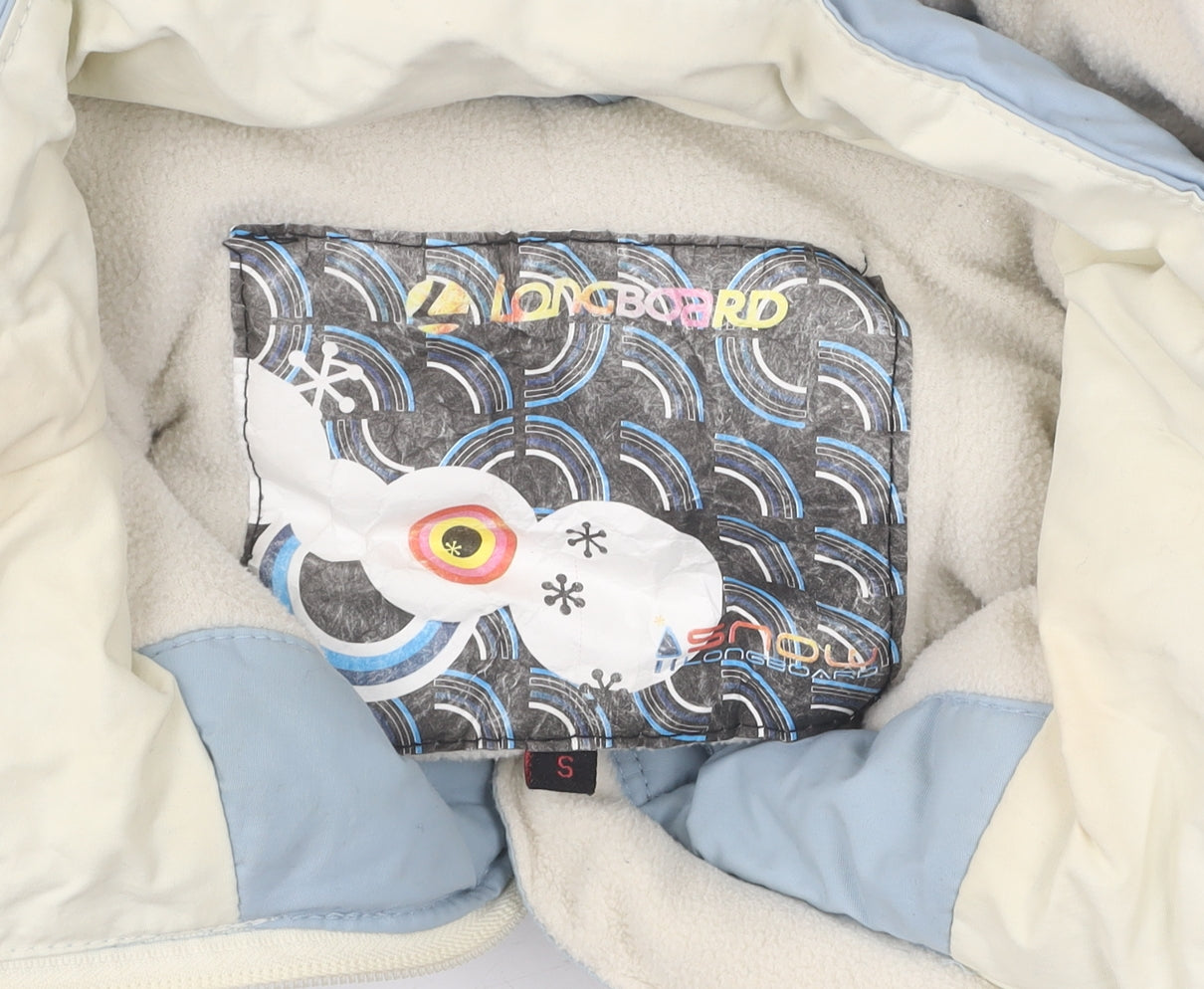 Longboard Women's Blue Ski Jacket with Hood, Size S