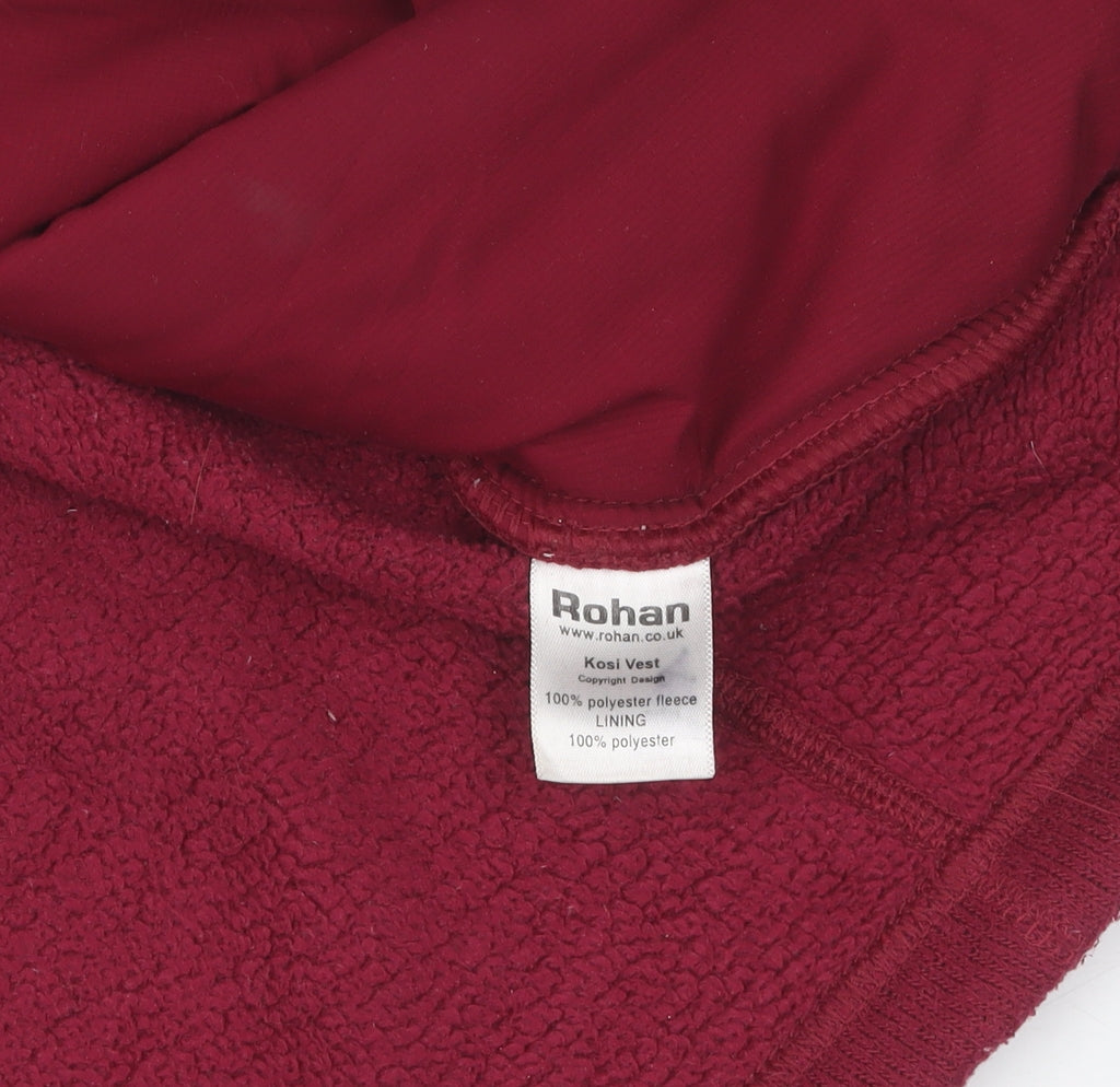 Rohan Women's Red Fleece Waistcoat L