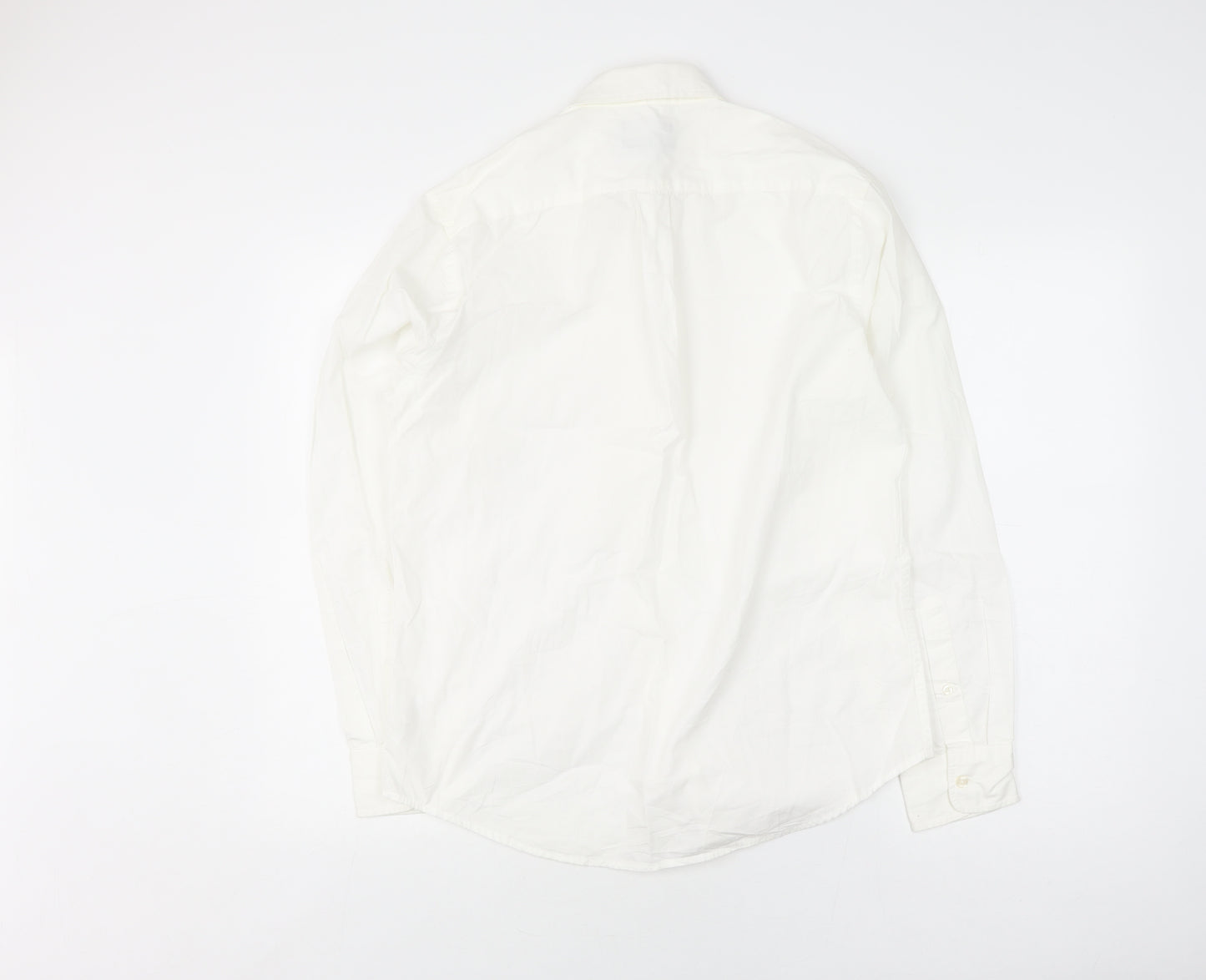 Gap Men's White Classic Fit Cotton Shirt, Size S