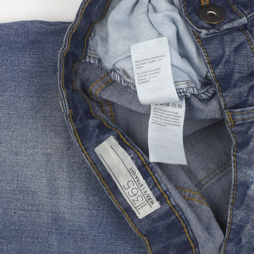 Denim 365 Women's Blue Straight Jeans - Size 32, Medium Wash