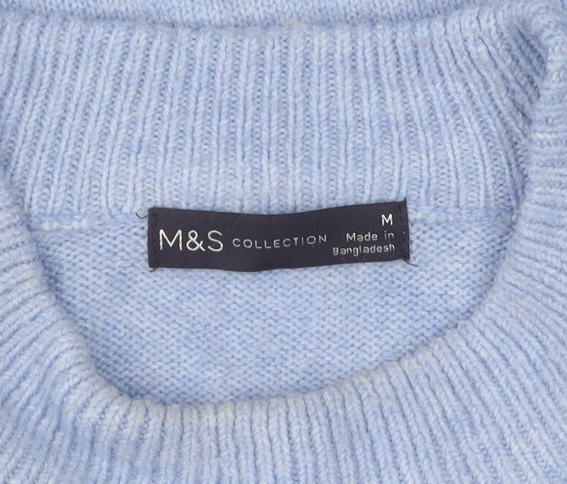 Marks and Spencer Women's Blue Pullover Jumper, Size M