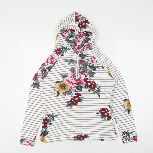 Joules Women's Multicoloured Floral Hoodie - Size 10