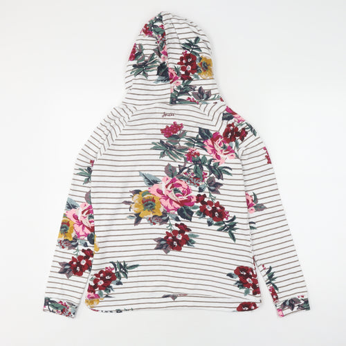 Joules Women's Multicoloured Floral Hoodie - Size 10
