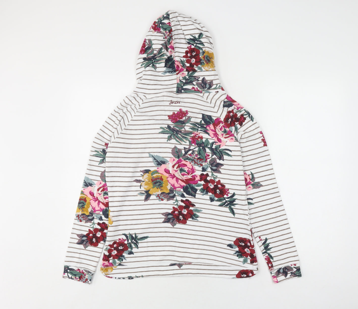 Joules Women's Multicoloured Floral Hoodie - Size 10