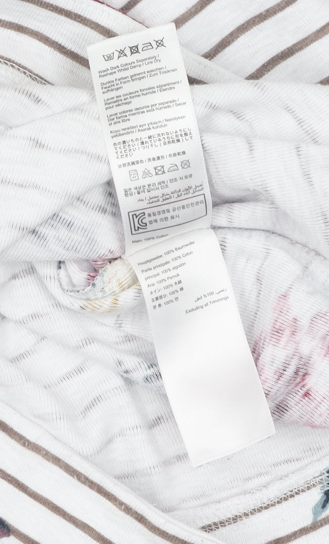 Joules Women's Multicoloured Floral Hoodie - Size 10