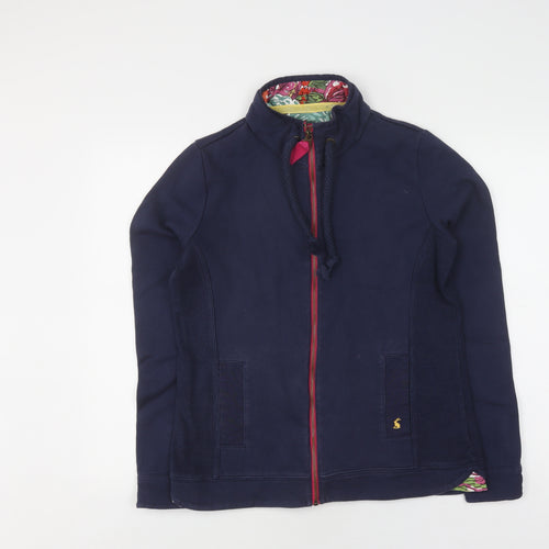 Joules Women's Blue Full Zip Hoodie Size 10