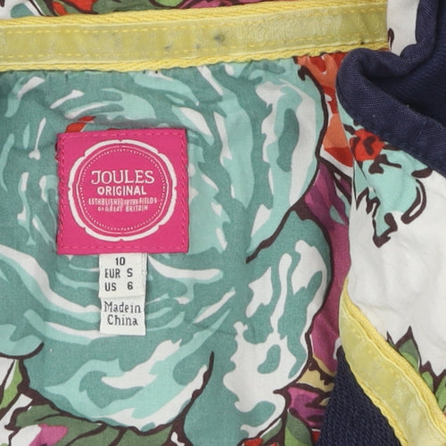 Joules Women's Blue Full Zip Hoodie Size 10