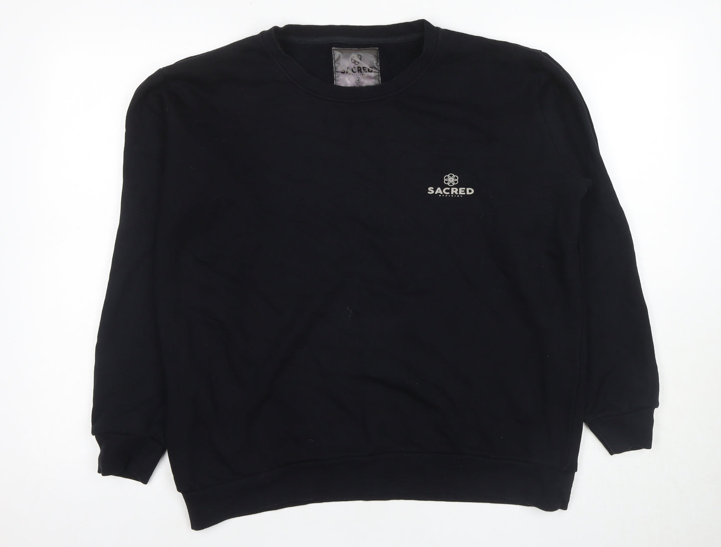 Sacred Official Unisex Black Pullover Sweatshirt M