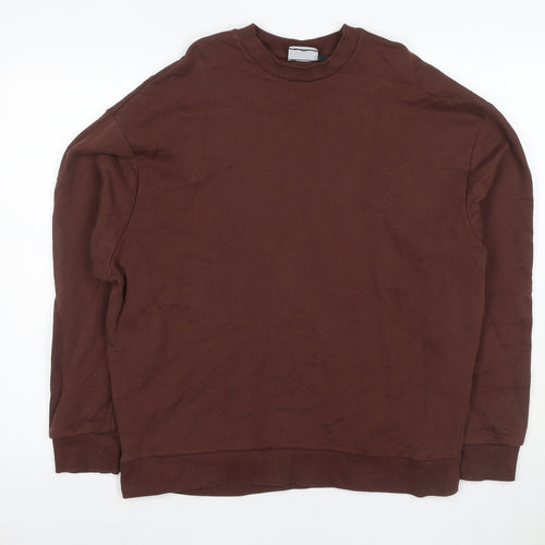 ASOS DESIGN Men's Brown Graphic Sweatshirt S