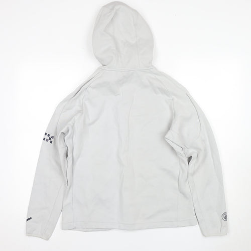 Puma Men's Grey Full Zip Hoodie L