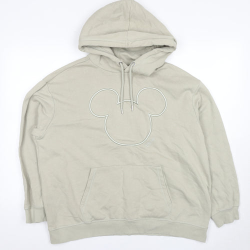 H&M Disney Beige Hoodie for Women Size 12 Pullover
