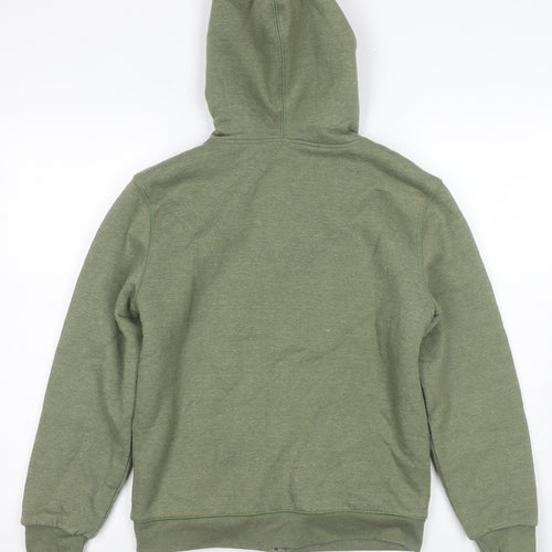 Quiksilver Boys Green Full Zip Hoodie M - Hooded Style