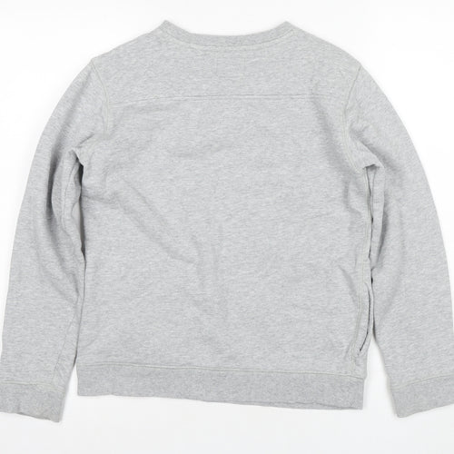 Quiksilver Boys' Grey Pullover Sweatshirt 10Y - Comfort & Style
