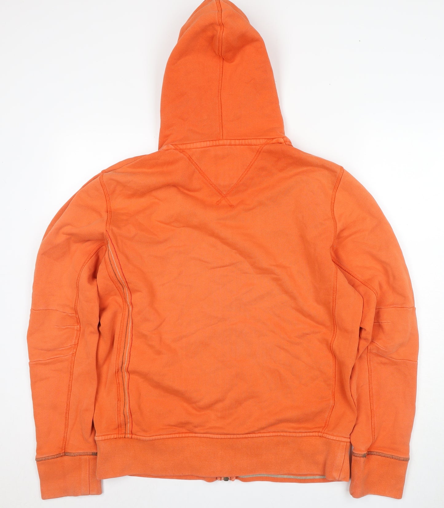 Fat Face Men's Orange Full Zip Hoodie M