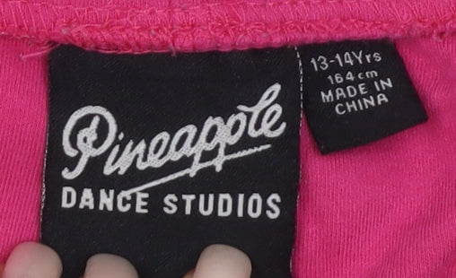 Pineapple Girls Pink Dance Shorts 13-14 Years