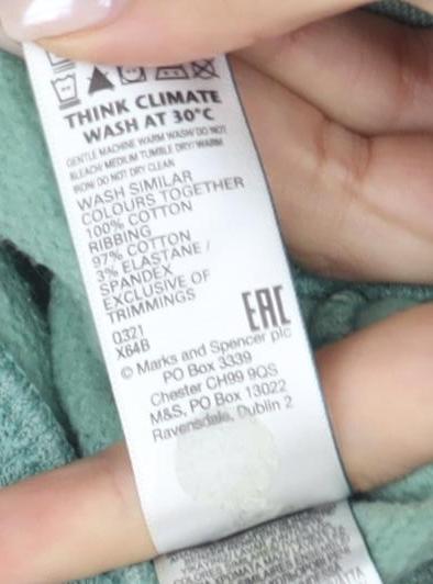 Marks and Spencer Men's Green Full Zip Hoodie 4XL