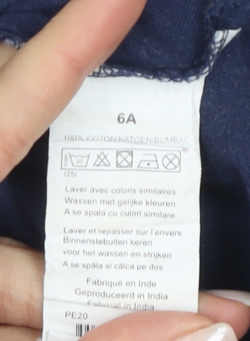 Super Mario Boys Blue T-Shirt 6 Years Graphic Print