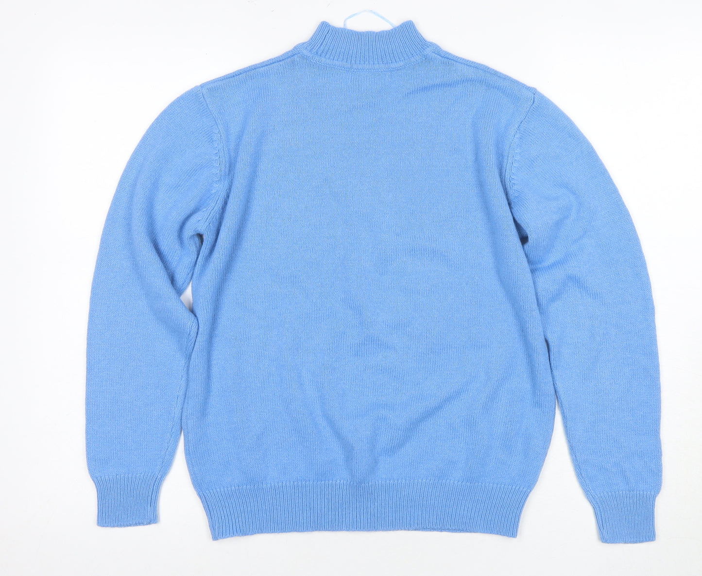 Damart Women's Blue Pullover Jumper S High Neck