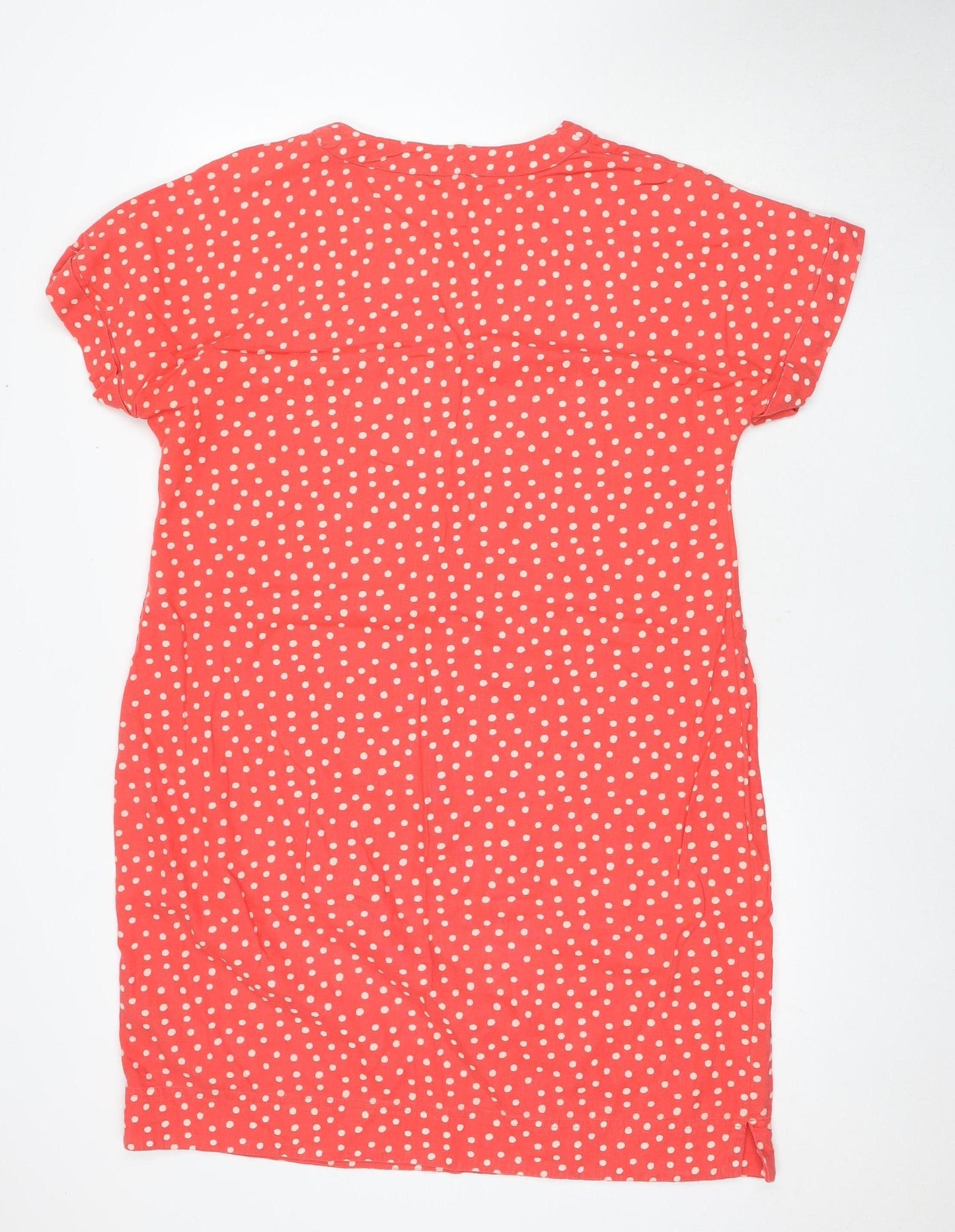 Marks and Spencer Women's Red Polka Dot Shift Dress Size 12
