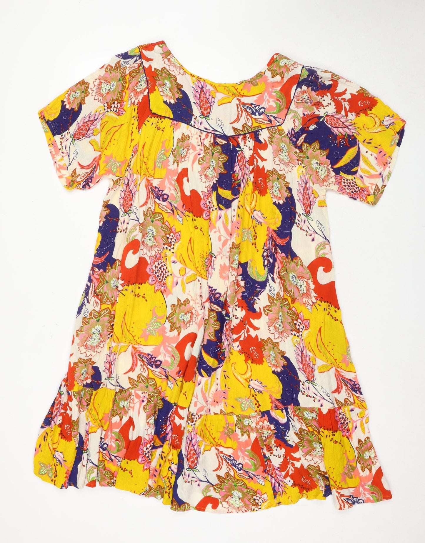 Roman Women Multicoloured Floral A-Line Dress S