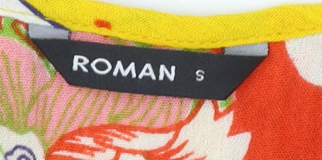 Roman Women Multicoloured Floral A-Line Dress S